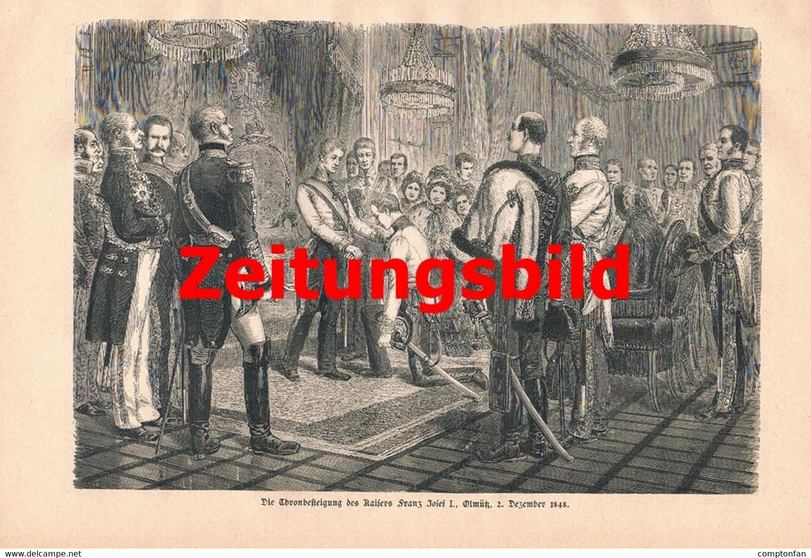 A102 1176 Kaiser Franz Josef I. Kaiserjubiläum Artikel / Bilder 1889 !! - Politique Contemporaine