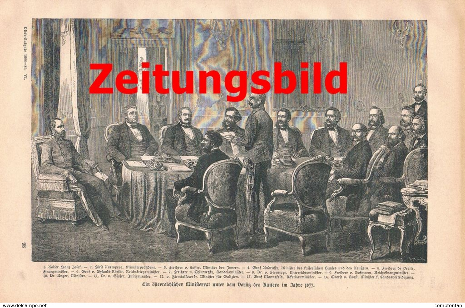 A102 1176 Kaiser Franz Josef I. Kaiserjubiläum Artikel / Bilder 1889 !! - Hedendaagse Politiek