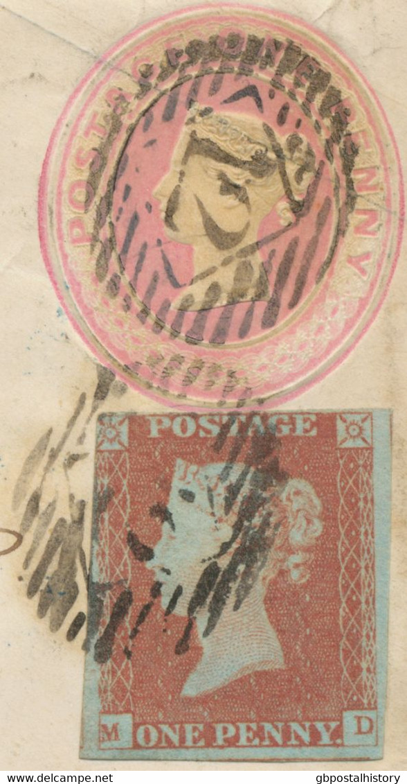 GB LONDON Inland Office „12“ Numeral Postmark (Parmenter 12B, NEW LATEST DATE OF USAGE 12.7.1849 – Till Now According - Storia Postale