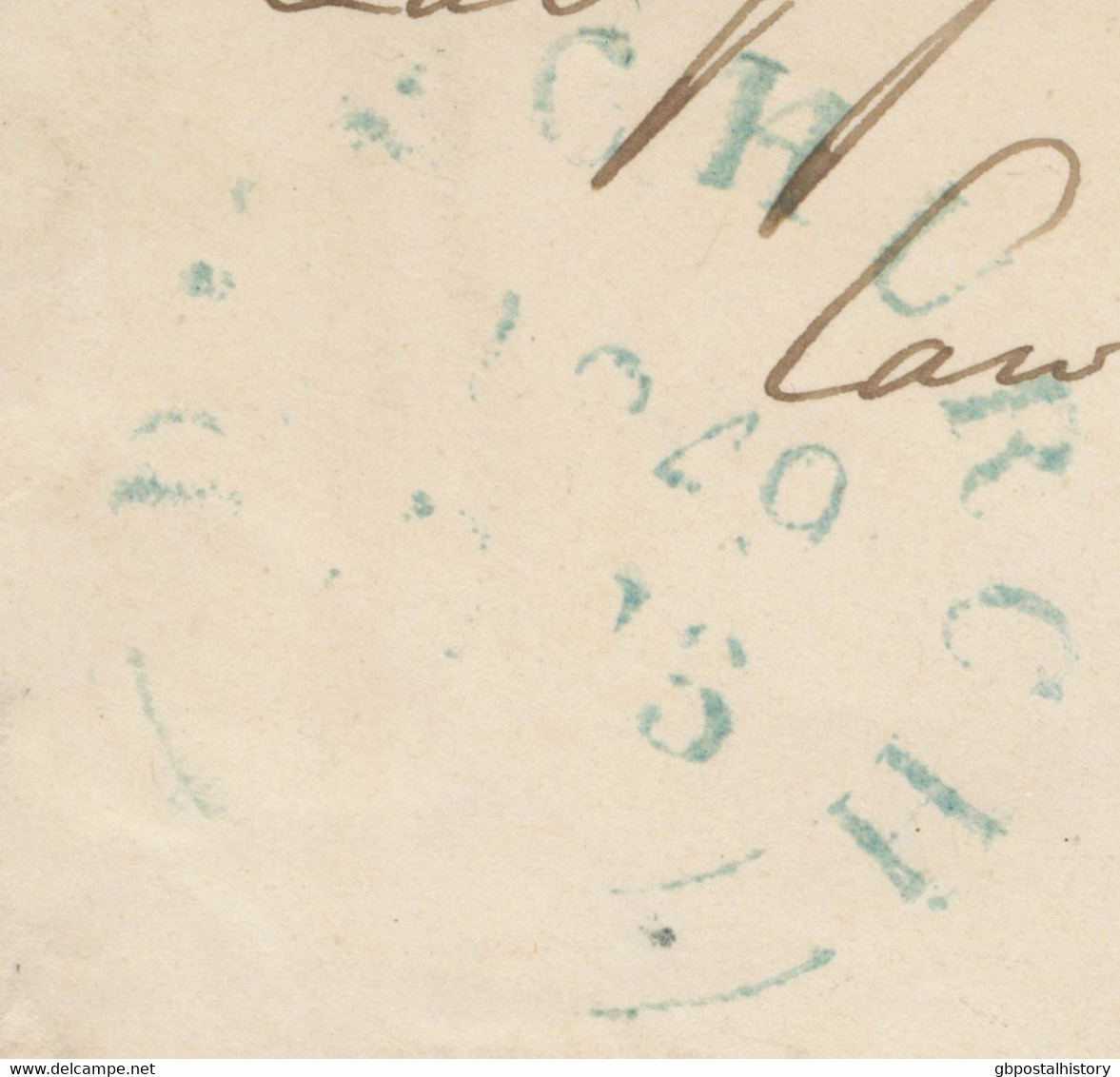 GB LONDON Inland Office „12“ Numeral Postmark (Parmenter 12B, NEW LATEST DATE OF USAGE 12.7.1849 – Till Now According - Lettres & Documents