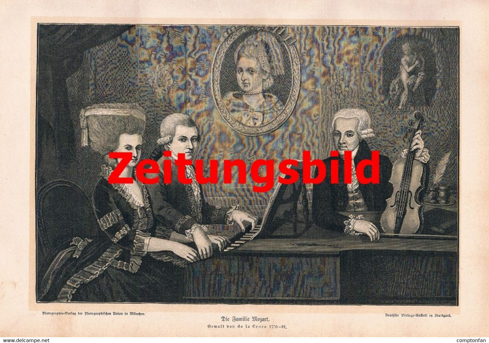 a102 1185 Mozart 100 Jahre Salzburg Zauberflötenhäuschen Artikel / Bilder 1892 !!