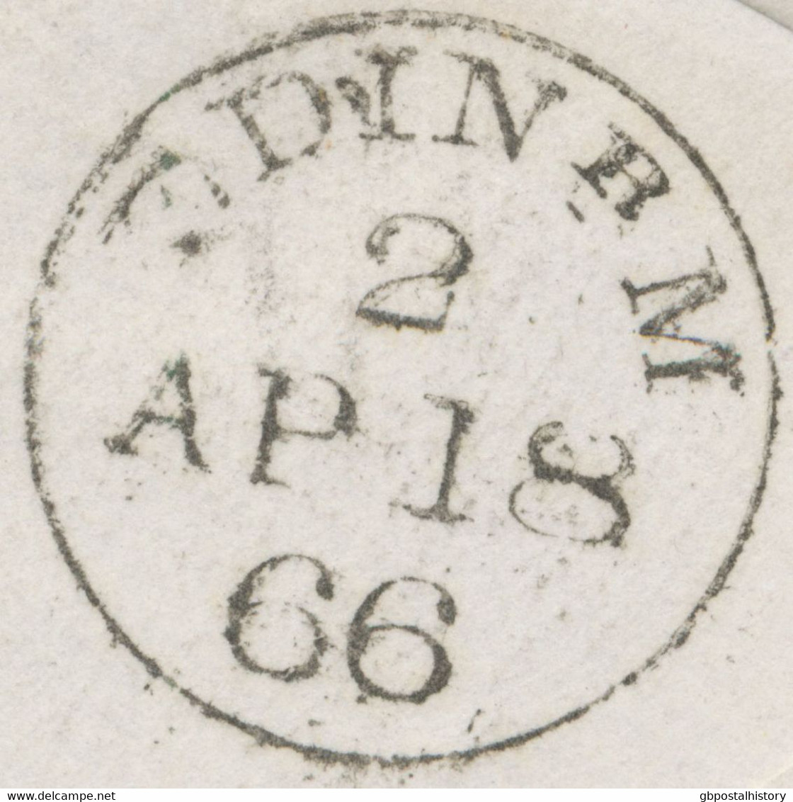 GB „53 / BATH“ Duplex Postmark On Superb Rare QV 1d Pink Stamped To Order Postal Stationery Envelope (size B, Dated 20 1 - Brieven En Documenten