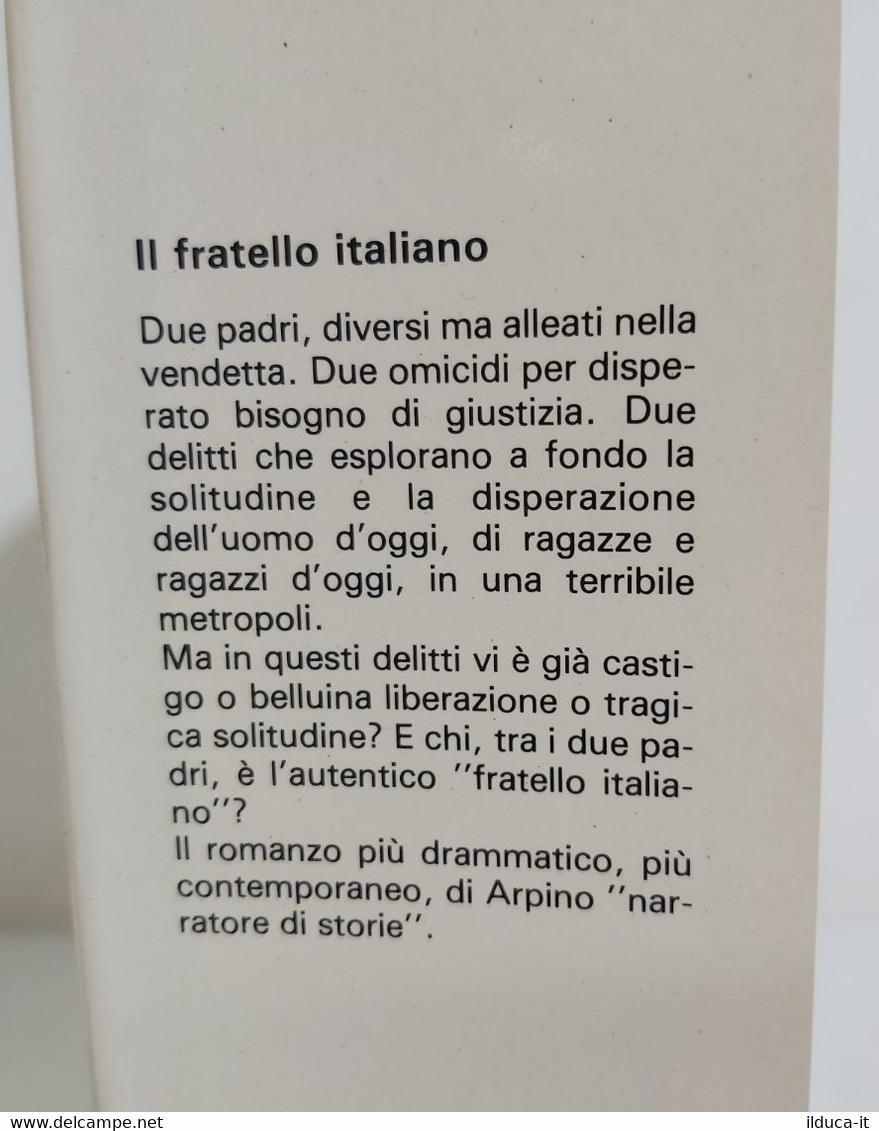 I106571 Giovanni Arpino - Il Fratello Italiano - Rizzoli 1980 - Nouvelles, Contes