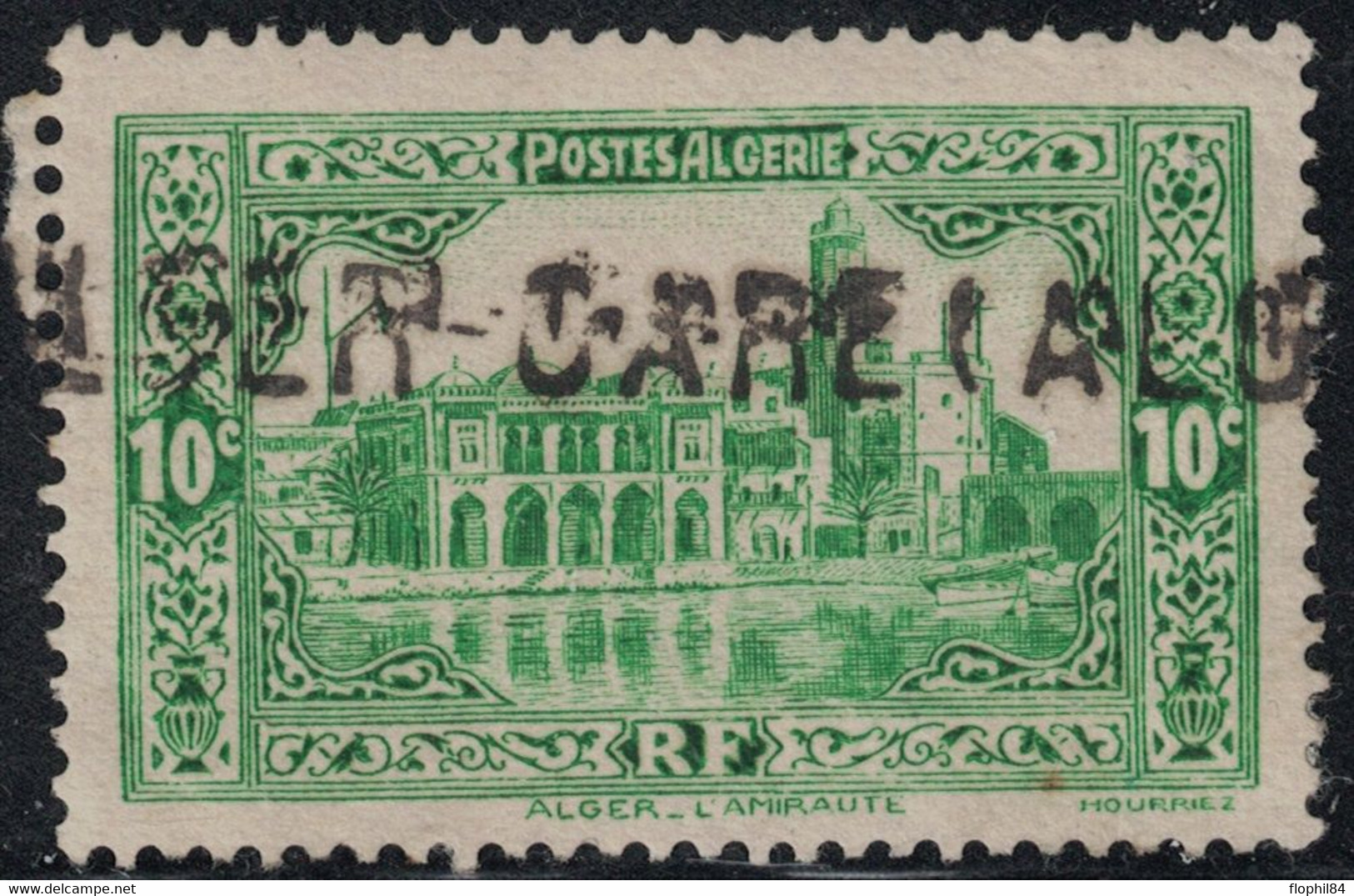 ALGERIE - CACHET - LINEAIRE - ALGER-GARE (ALGERIE) . - Oblitérés