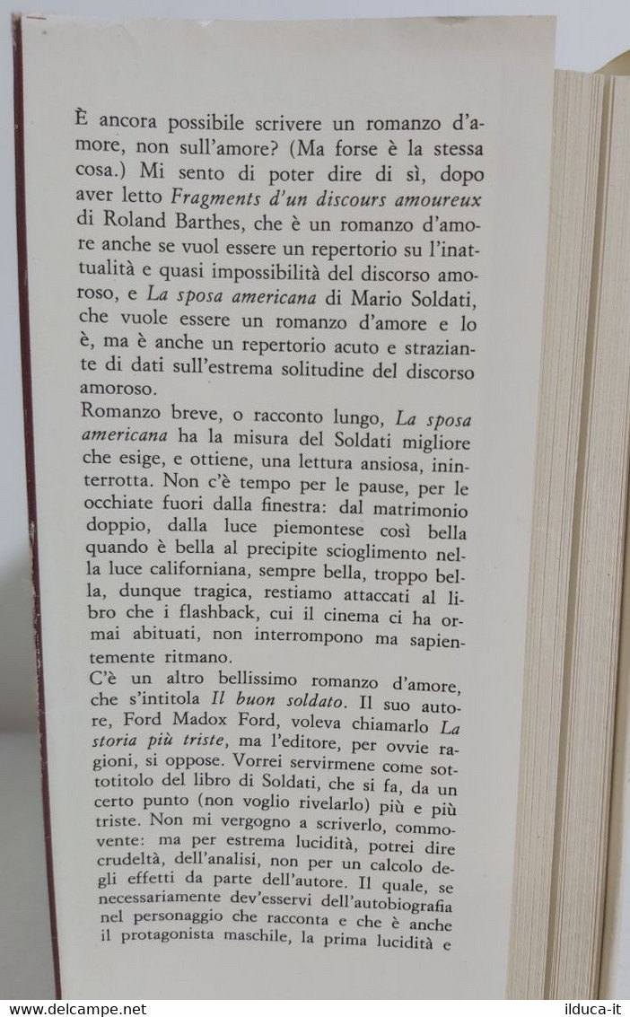 I106593 Mario Soldati - La Sposa Americana - Mondadori 1977 - Sagen En Korte Verhalen