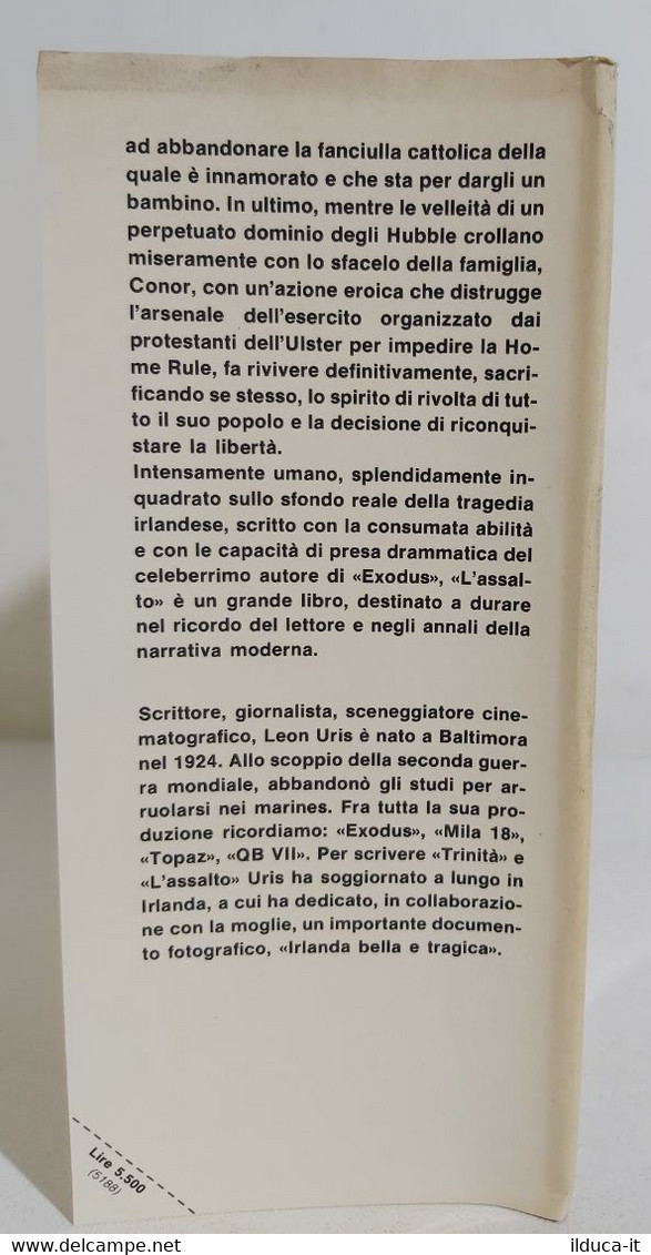 I106600 Leon Uris - L'assalto - Mondadori 1977 - Storia