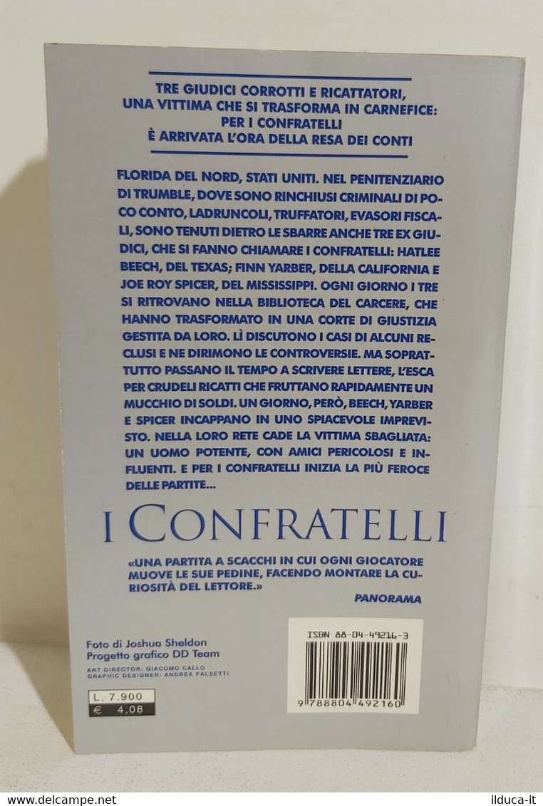 I106618 John Grisham - I Confratelli - Mondadori 2001 - Thrillers