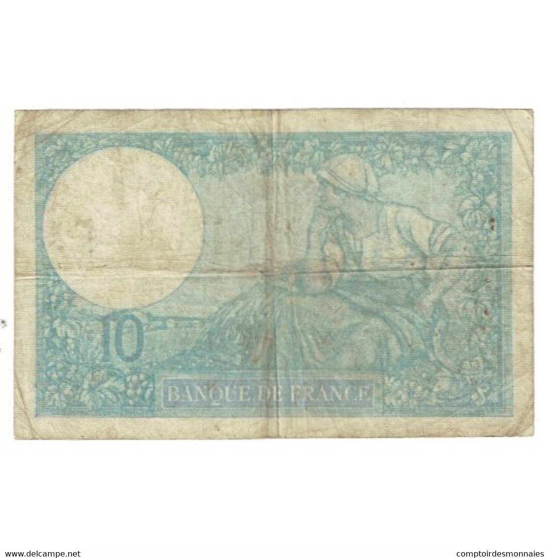 France, 10 Francs, Minerve, 1939, T.76124 405, TB, Fayette:7.14, KM:84 - 10 F 1916-1942 ''Minerve''