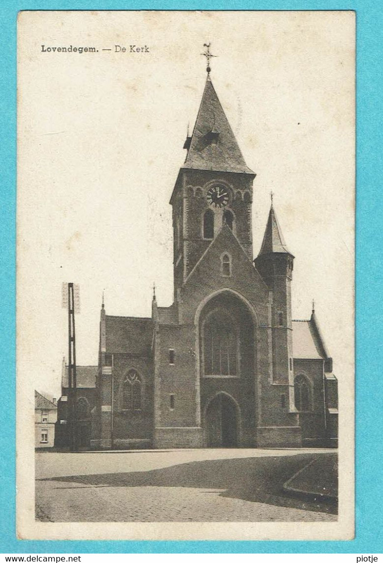 * Lovendegem (Oost Vlaanderen) * (Uitg C. De Keyser - E. Beernaert) Kerk, Church, Kirche, église, Old, Rare - Lovendegem