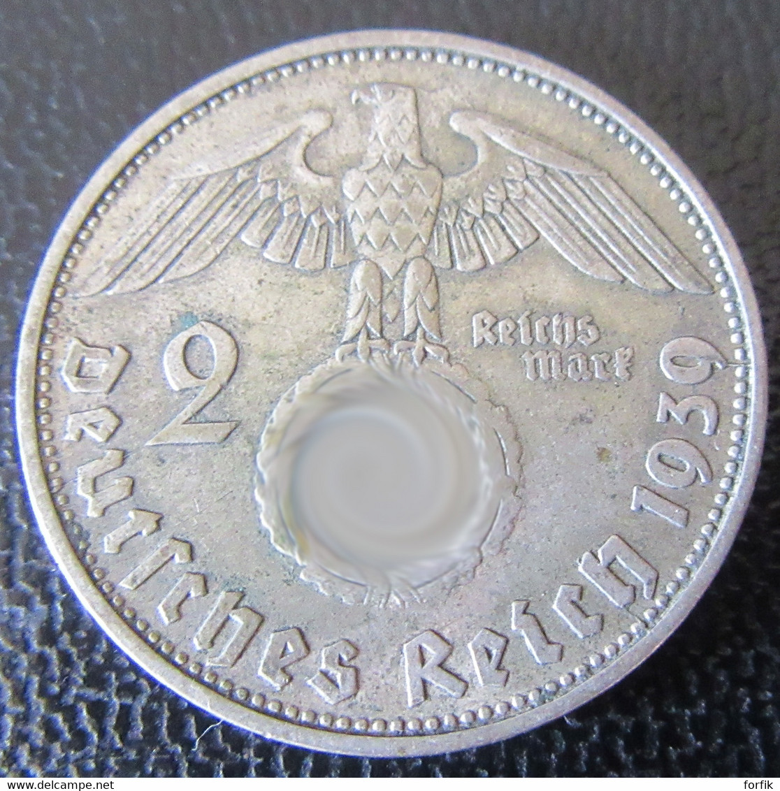 Allemagne / IIIe Reich - Monnaie 2 Reichsmark Hindenburg 1939 D (Munich / München) En Argent - 2 Reichsmark