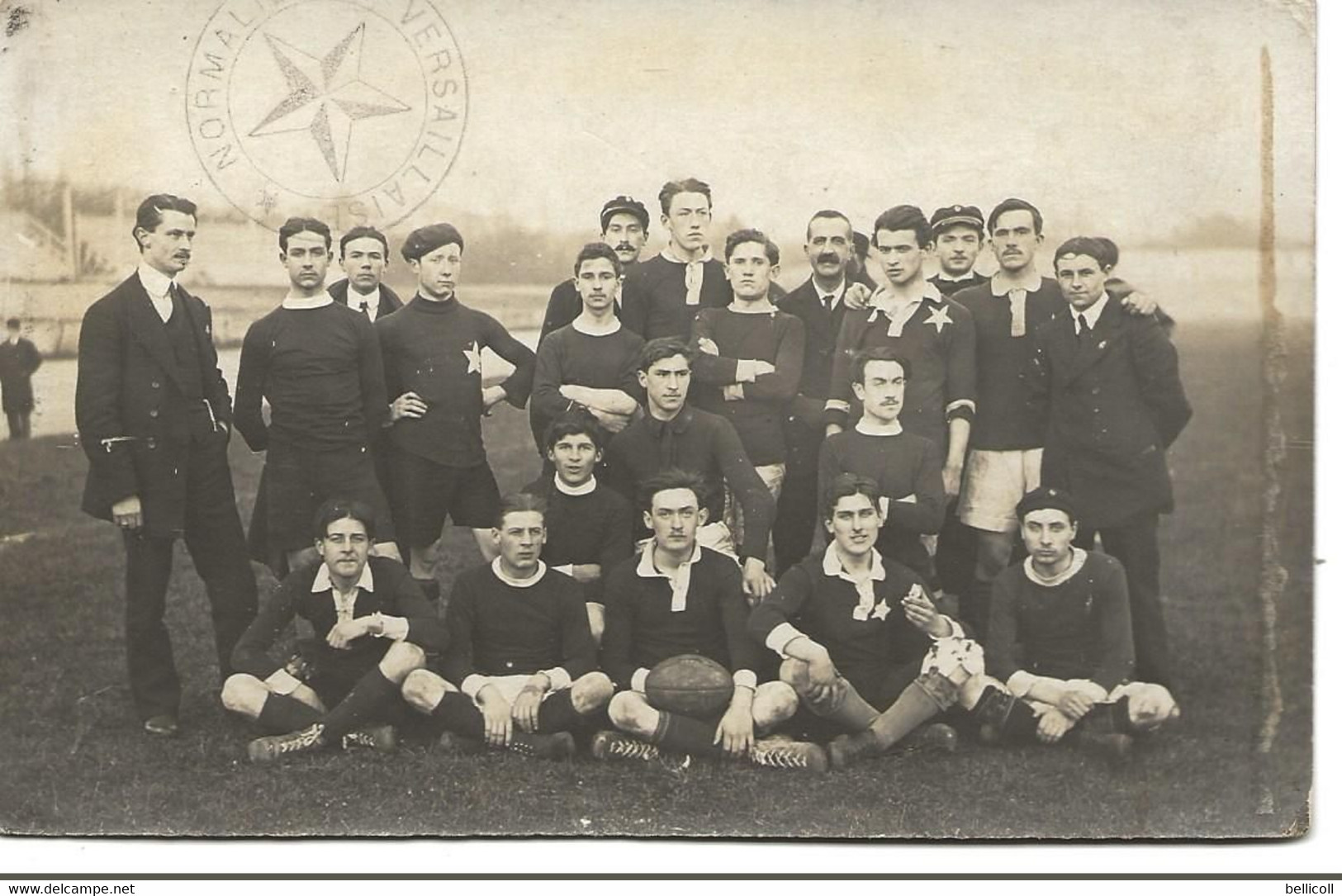 VERSAILLES  -  CARTE PHOTO  -  Normalienne Versaillaise  -  Equipe De Rugby - Versailles