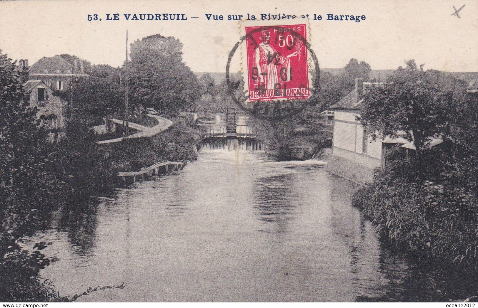 27 Le Vaudreuil. Vue Sur La Riviere Et Le Barrage - Le Vaudreuil