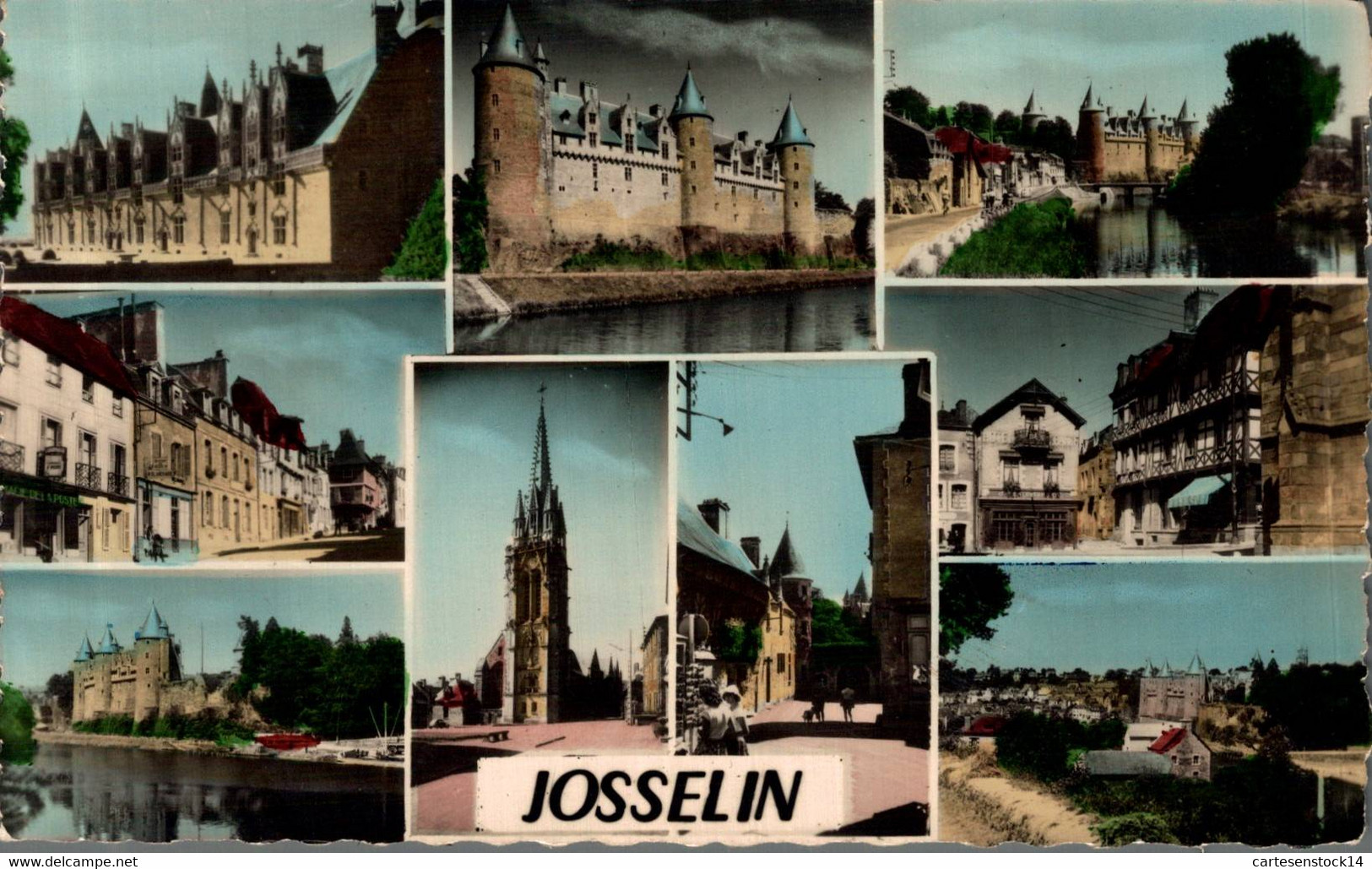 N°29994 Z -cpsm Souvenir De Josselin - Josselin