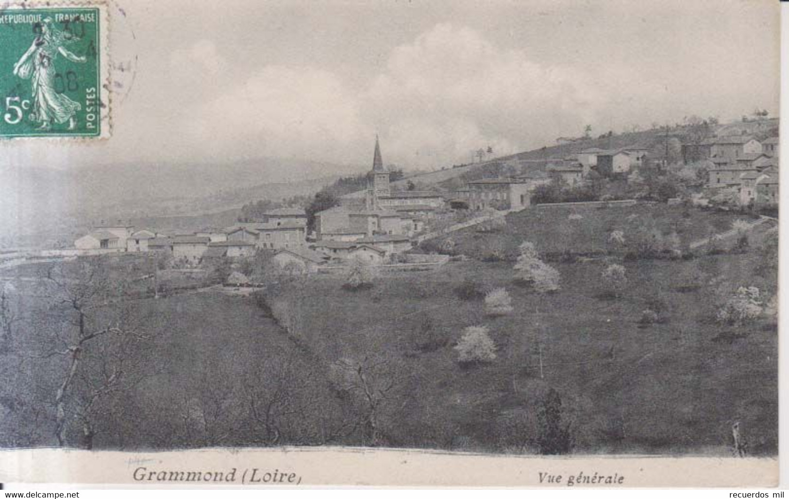 Grammond Vue Generale  1908 - Montbrison