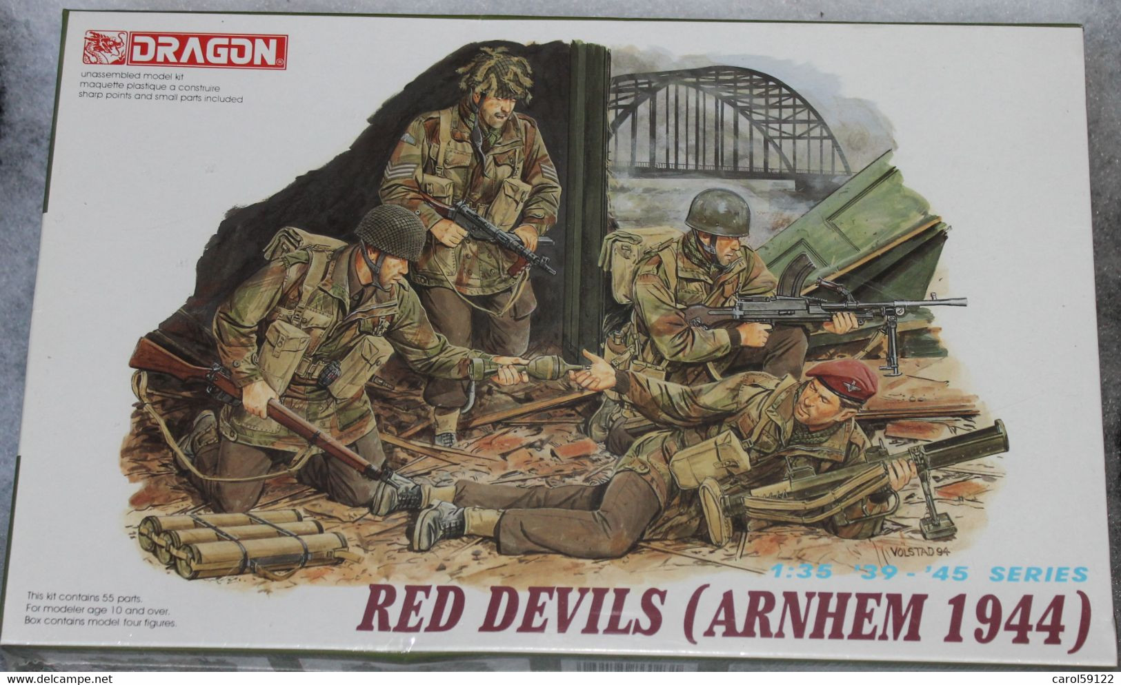 DRAGON 1/35 Red Devils 1944 - Militares