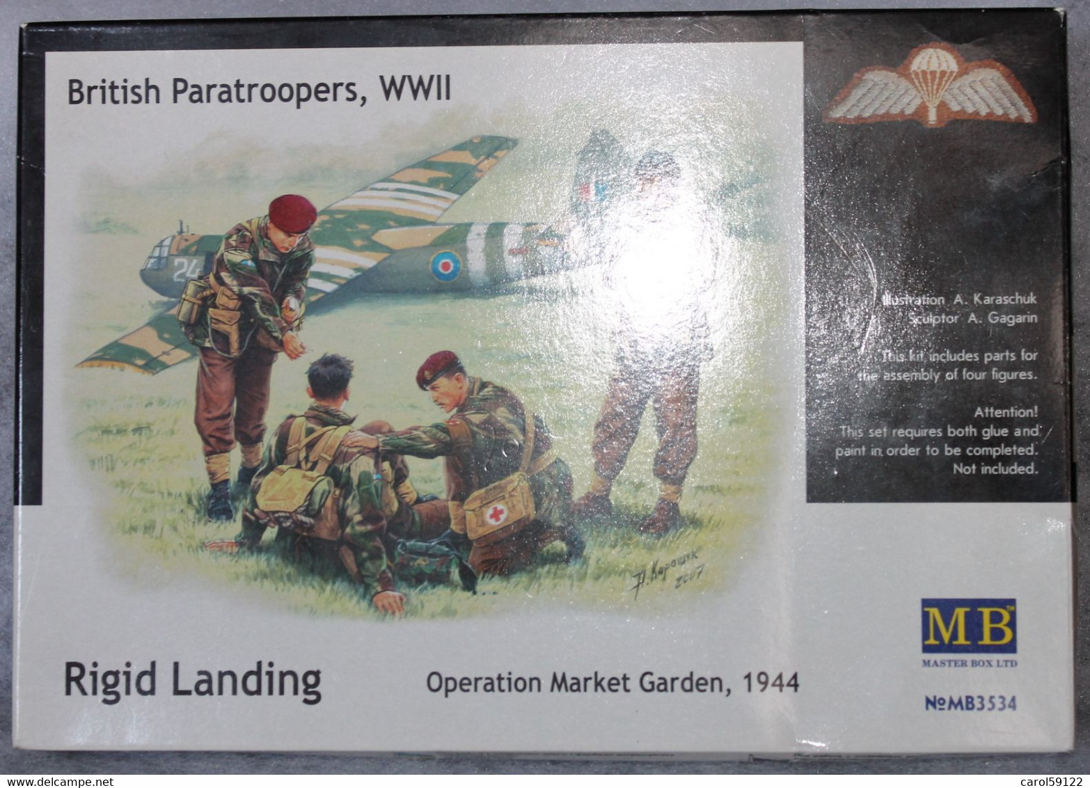 MB 1/35 British Paratroopers 1944 - Militari