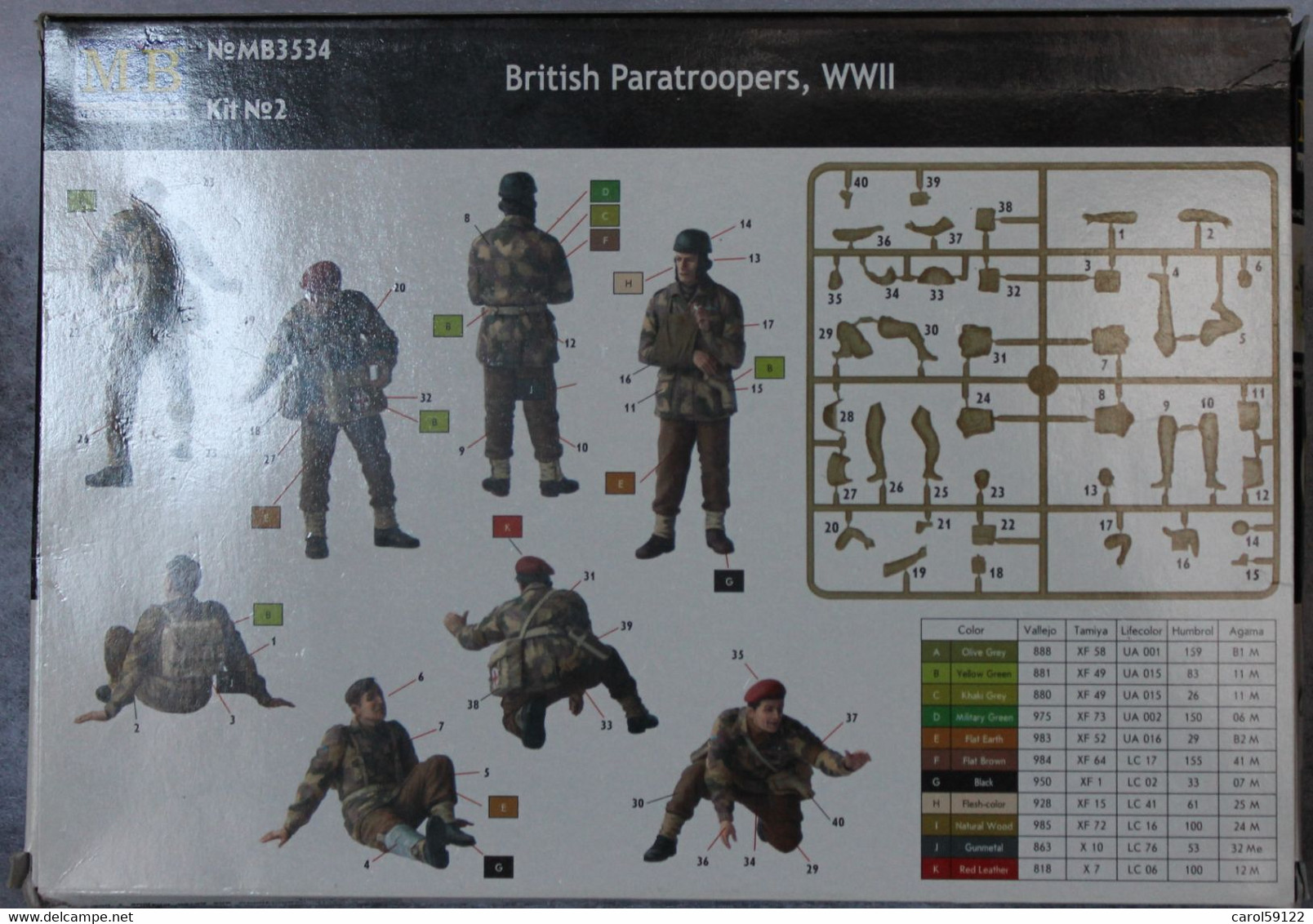 MB 1/35 British Paratroopers 1944 - Army