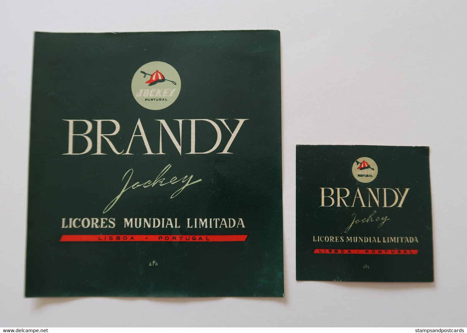 Portugal Etiquette Ancienne Brandy Jockey Label - Alcohols & Spirits