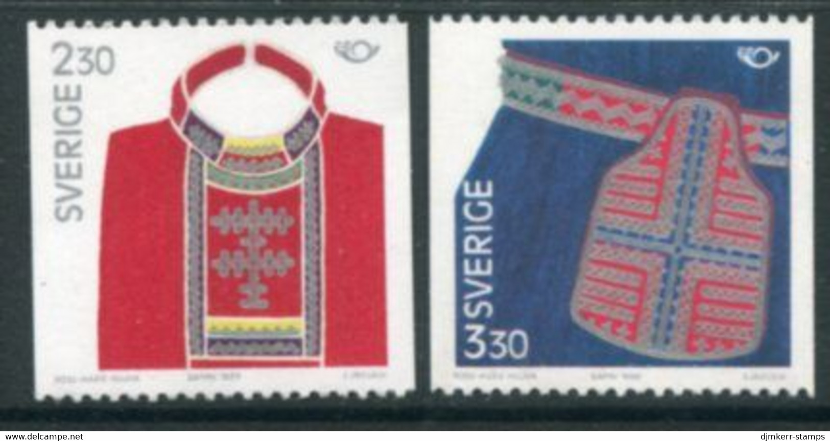 SWEDEN 1989 Traditional Costumes  MNH / **.  Michel 1537-38 - Nuovi