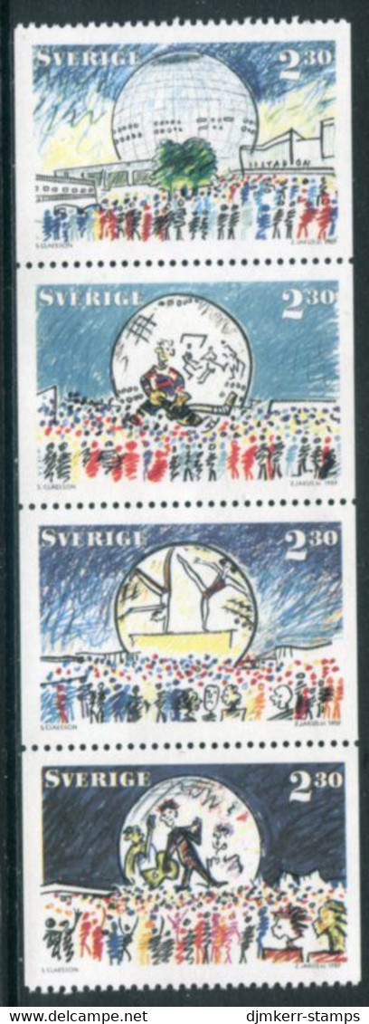 SWEDEN 1989 Sport And Cultural Centre  MNH / **.  Michel 1530-33 - Unused Stamps