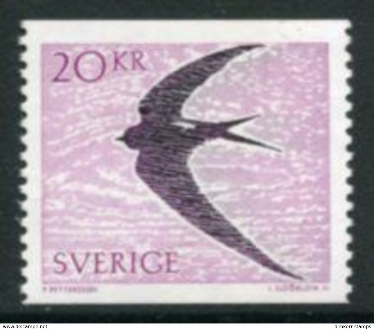 SWEDEN 1988 Definitive: Swift 20 Kr. MNH / **.  Michel 1504 - Nuovi