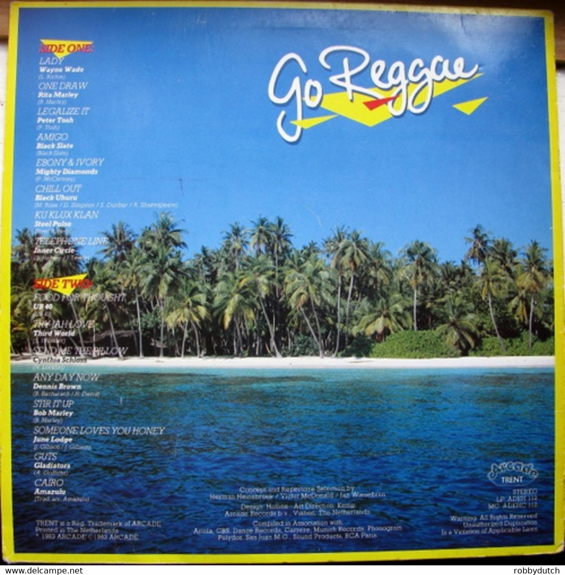 * LP *  GO REGGAE - BLACK UHURU / PETER TOSH / THIRD WORLD / BOB MARLEY / UB40 A.o. - Reggae