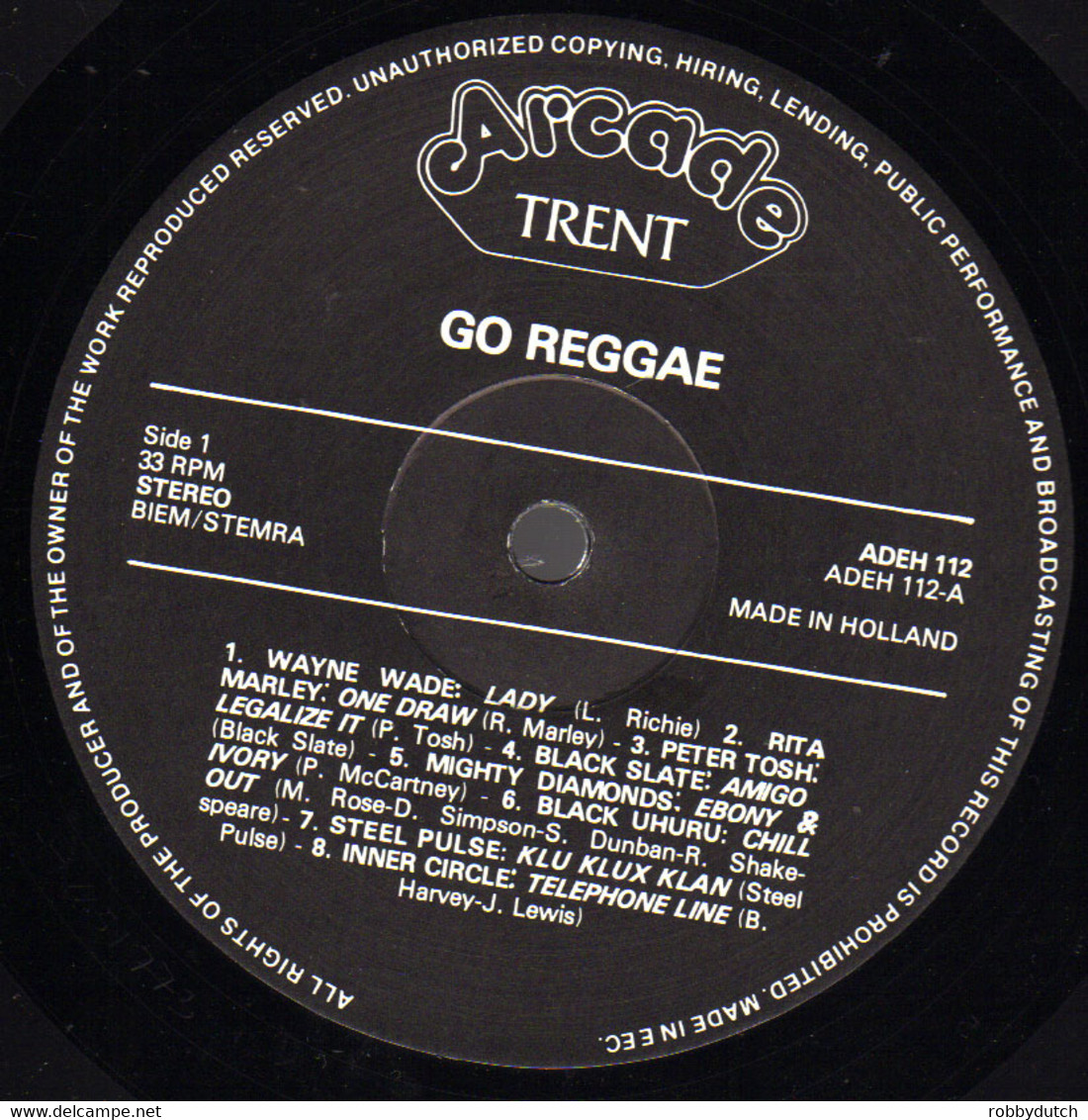 * LP *  GO REGGAE - BLACK UHURU / PETER TOSH / THIRD WORLD / BOB MARLEY / UB40 A.o. - Reggae