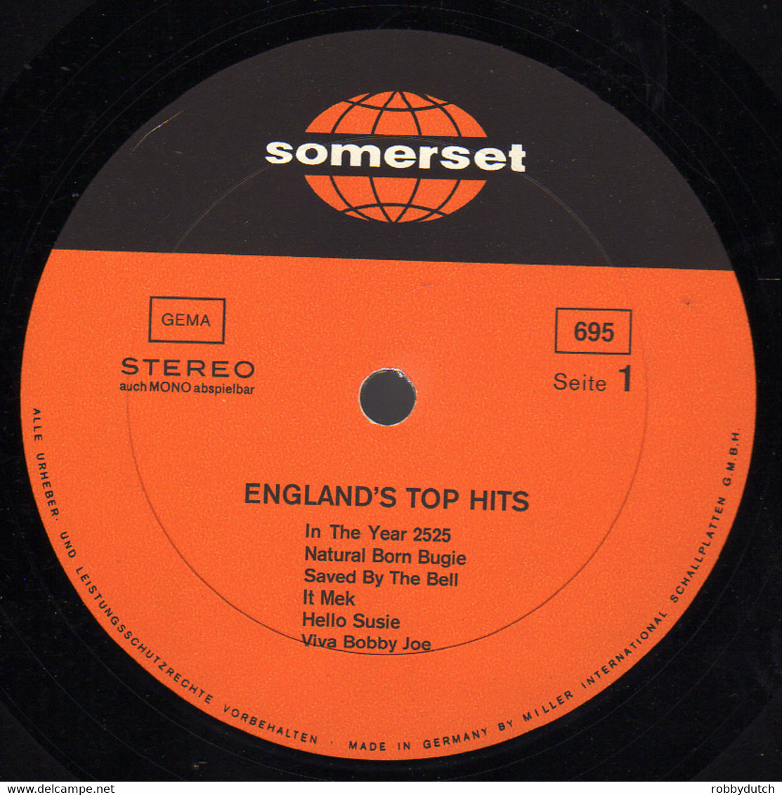 * LP *  ENGLAND' S TOP HITS (Germany 1969 ? ) - Compilations