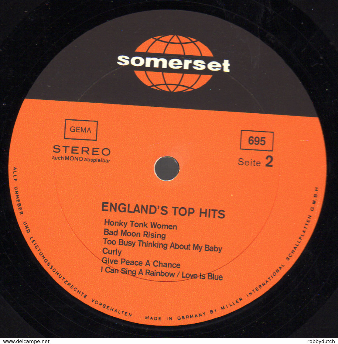 * LP *  ENGLAND' S TOP HITS (Germany 1969 ? ) - Compilations