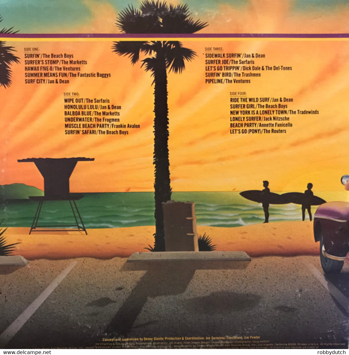 * 2LP *  GOLDEN SUMMER - BEACH BOYS / VENTURES / JAN & DEAN / SURFARIS / A.o. Incl. Big Poster. USA 1976 - Compilations