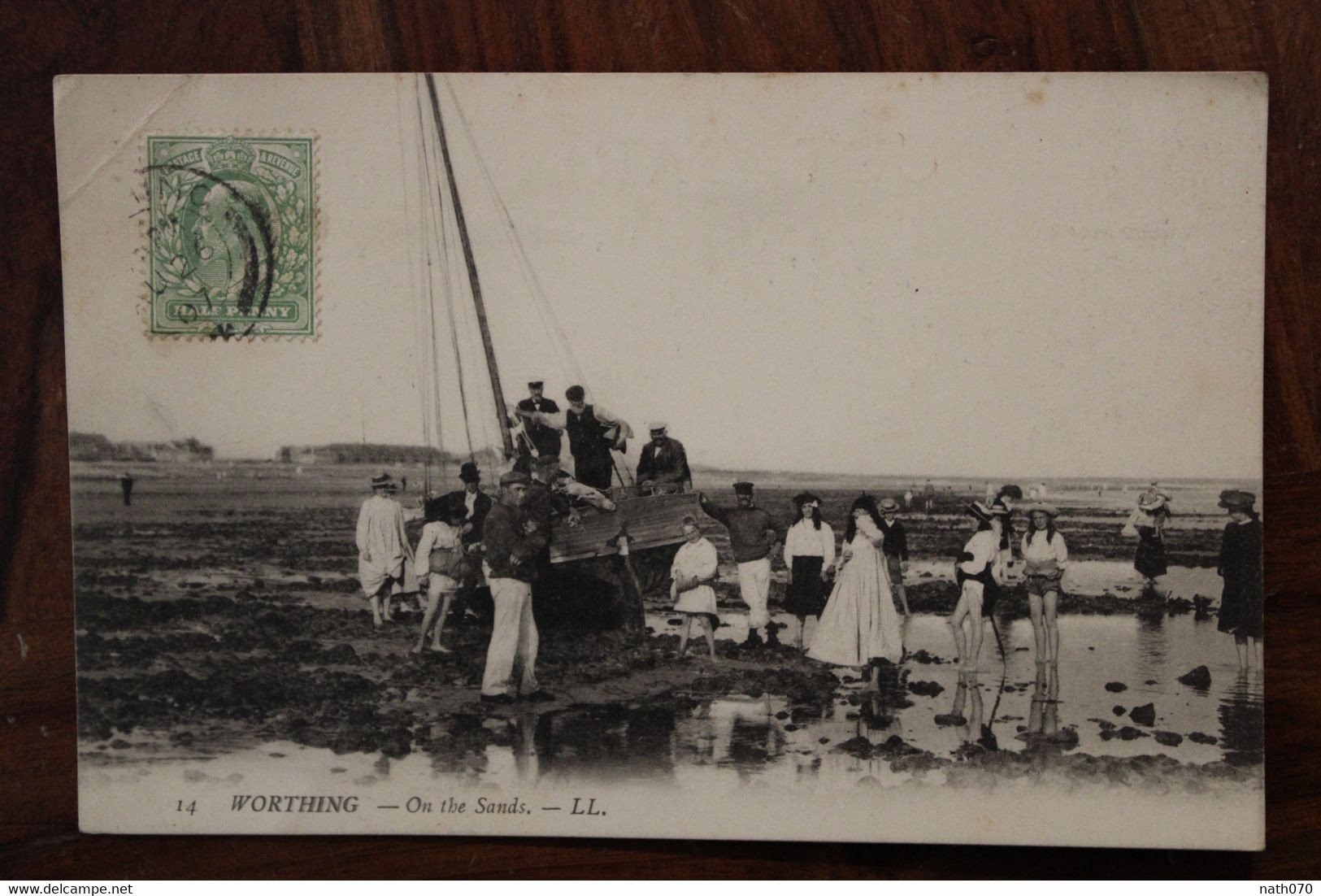 CPA Ak 1910's Worthing On The Sands Imprimé !! - Worthing