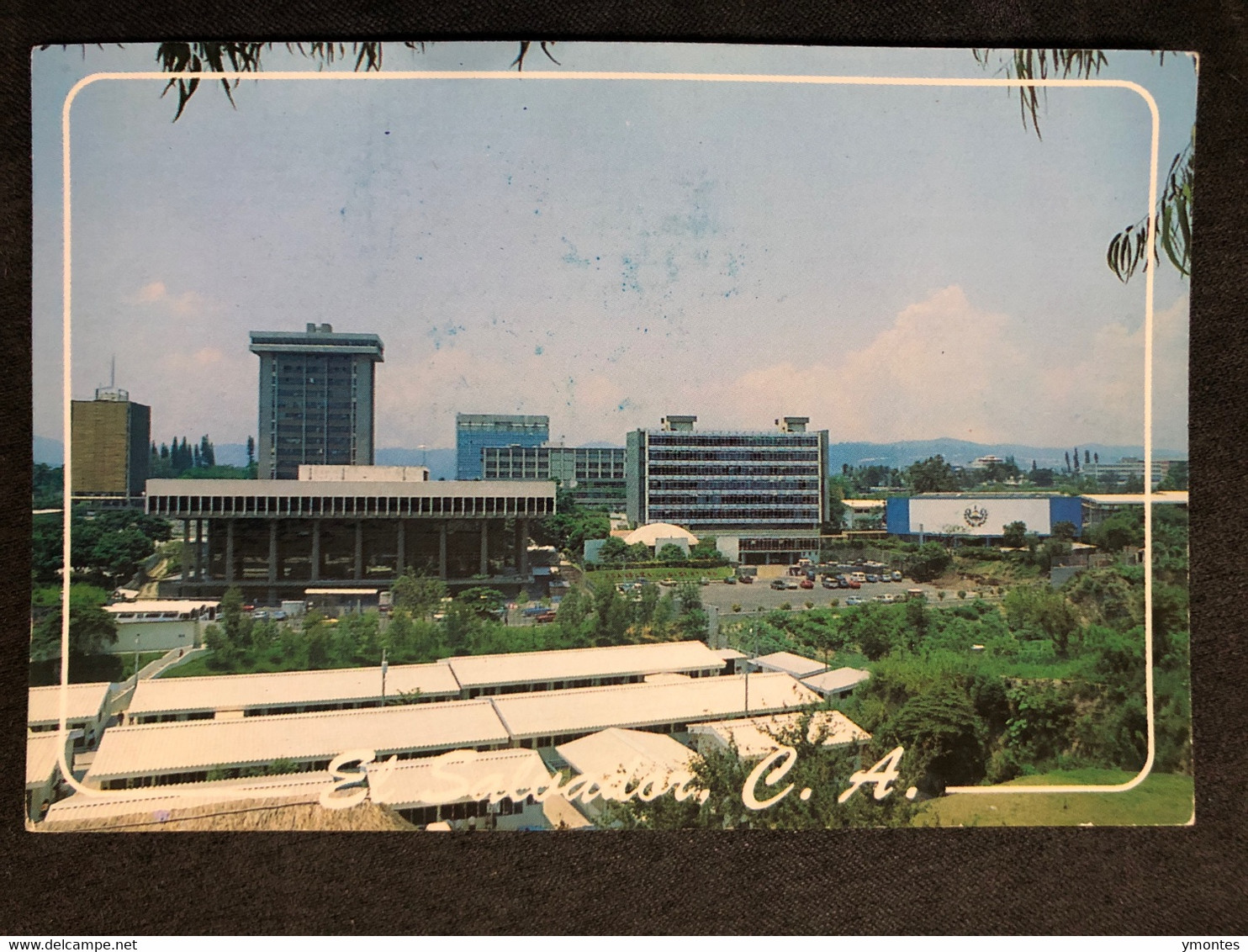 Postcard Goverment Center In San Salvador 2013 ( Copernicus Stamps) - El Salvador