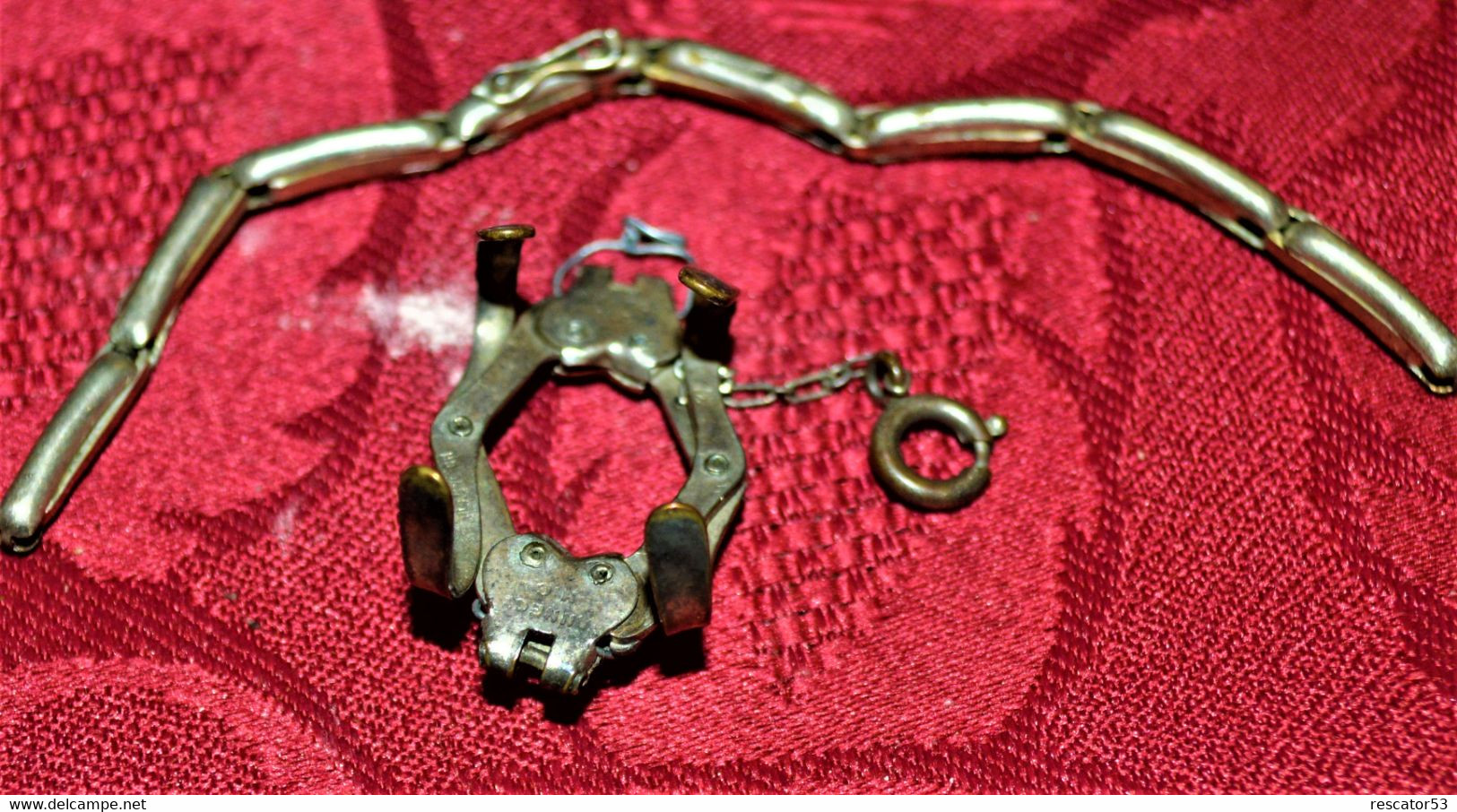 Morceau Bracelet De Poigné Pour Montre à Gousset Petit Model  De Femme - Taschenuhren