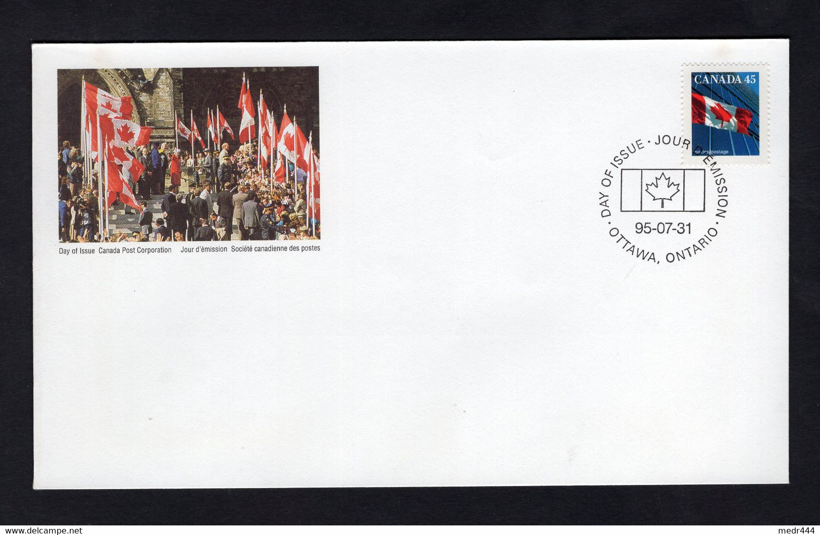 Canada 1995 - The 30th Anniversary Of The Canadian Flag - FDC - Superb*** - Excellent Quality - Cartas & Documentos