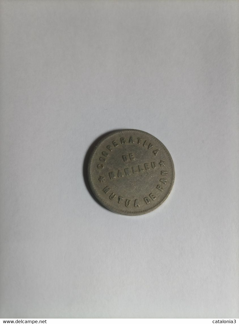 MANLLEU - 1 Peseta -  Monnaies De Nécessité