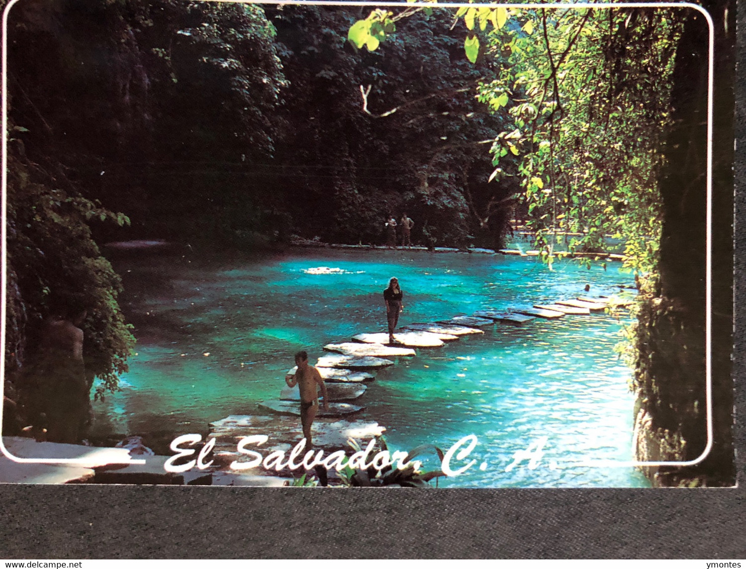 Postcard Los Chorros  2012 ( Argentina 1978 And Germany 2006 Stamps ) - El Salvador