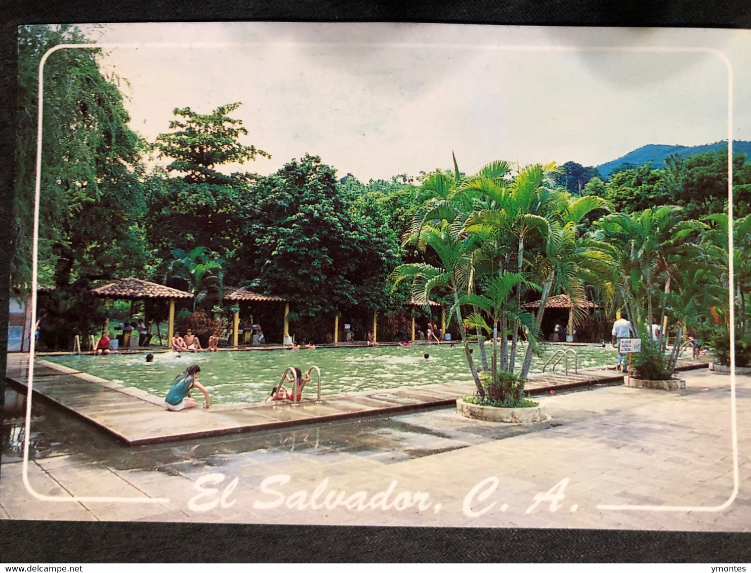 Postcar Agua Fría In Chalatenango 2012 ( MEXICO 1970 And Germany 2006 Stamps ) - El Salvador