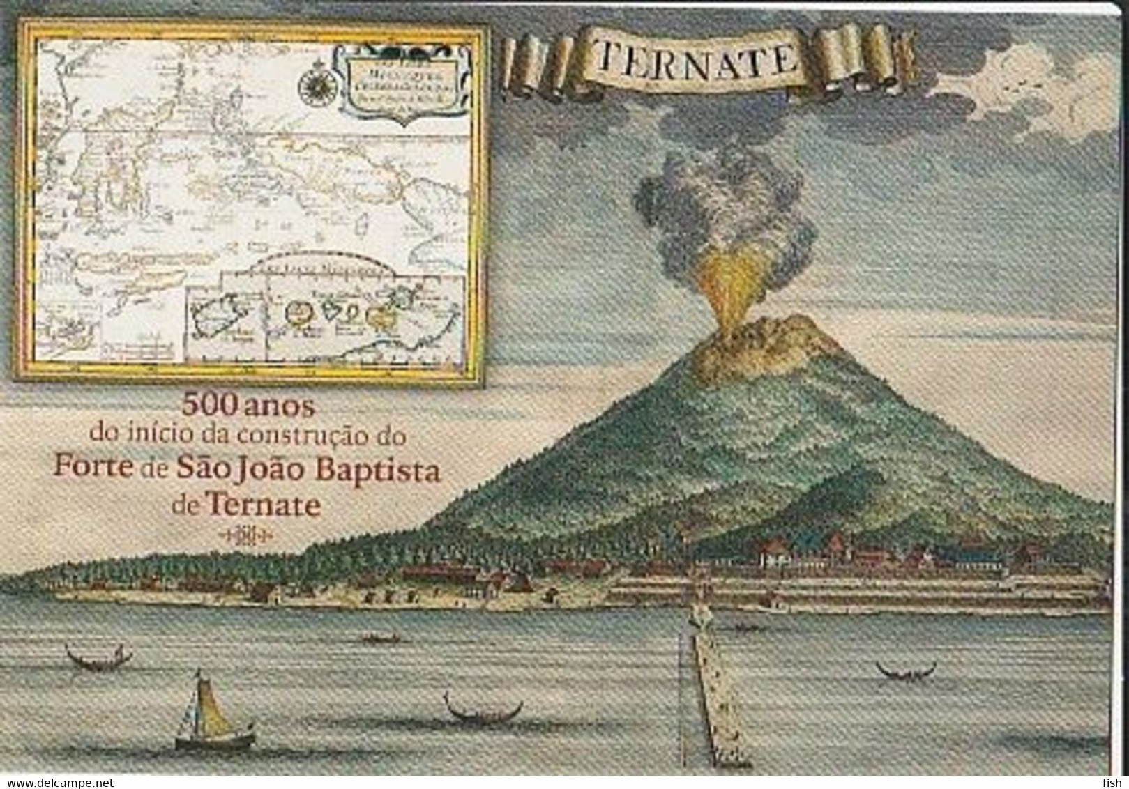 Portugal & Postal Stationary, 500 Anos Do Inicio Da Construção Do Forte De São João Baptista De Ternate  2022  (8665) - Interi Postali