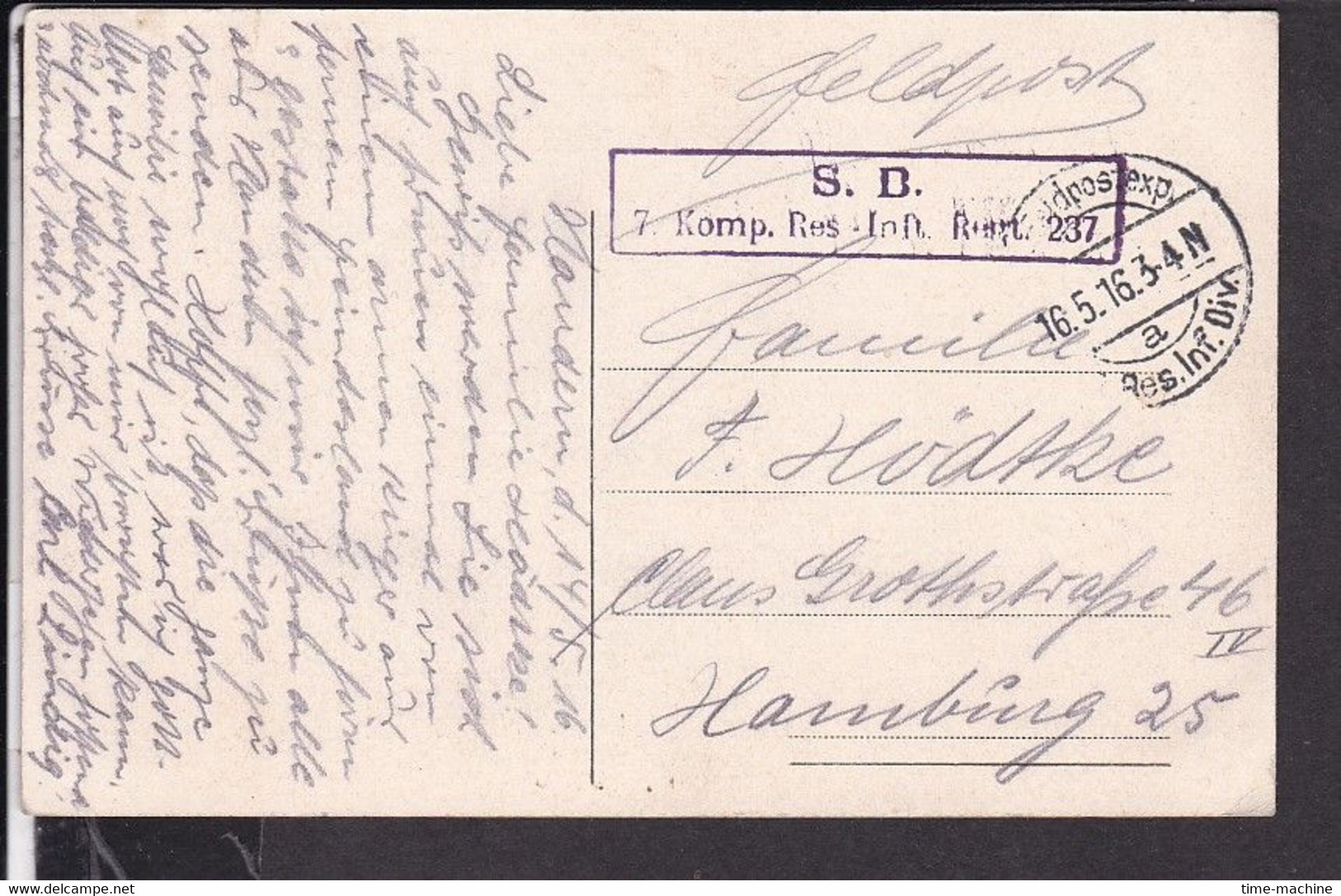 Staden Bij Yper Feldpost 1916 - Staden