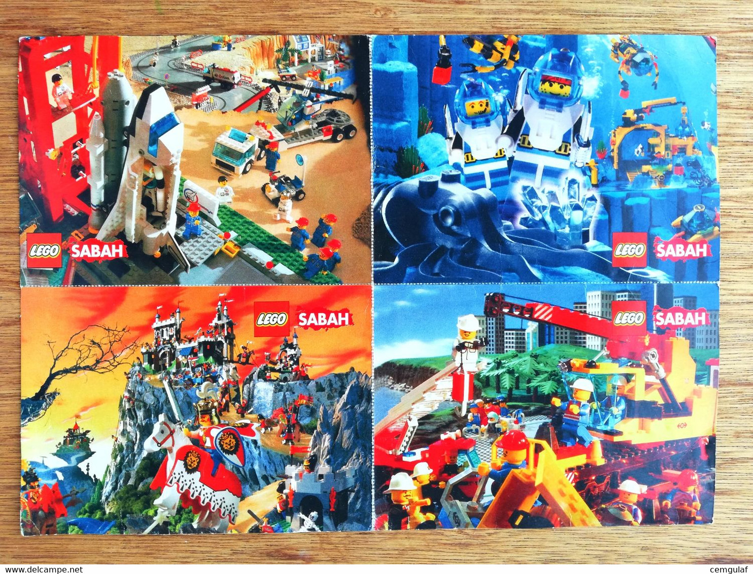 Lego Postcard "4 LEGO Postcards Printed In Turkey./ 4 Cartes Postales LEGO Imprimées En Turquie.." 1992 - Non Classificati