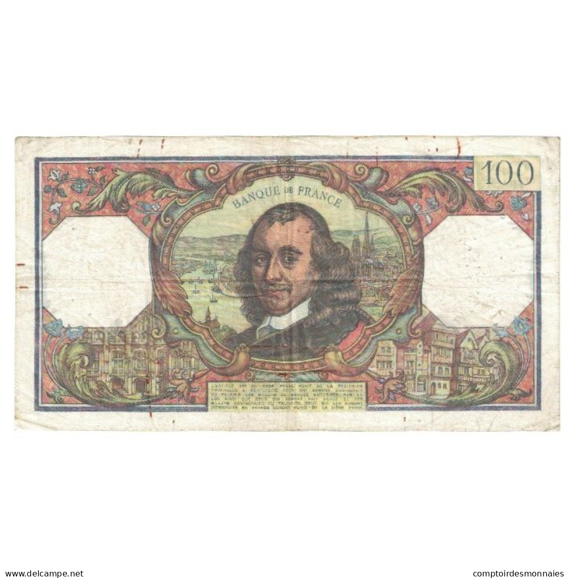 France, 100 Francs, Corneille, 1977, S.1047, TTB, Fayette:65.56, KM:149f - 100 F 1964-1979 ''Corneille''