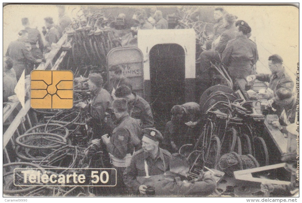 Telefoonkaart 1944 1994  Landings And The Liberation De La France    50 ème Anniversaire - Leger