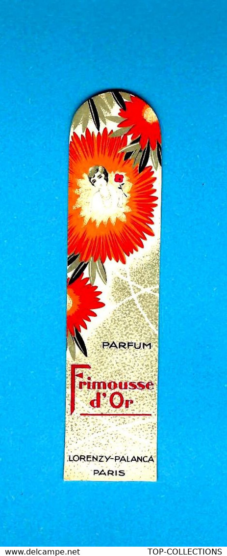 CARTON DE SENTEUR / PUBLICITE POUR PARFUM MARQUE FRIMOUSSE D OR LORENZY PALANCA Pais VOIR SCANS - Pubblicitari