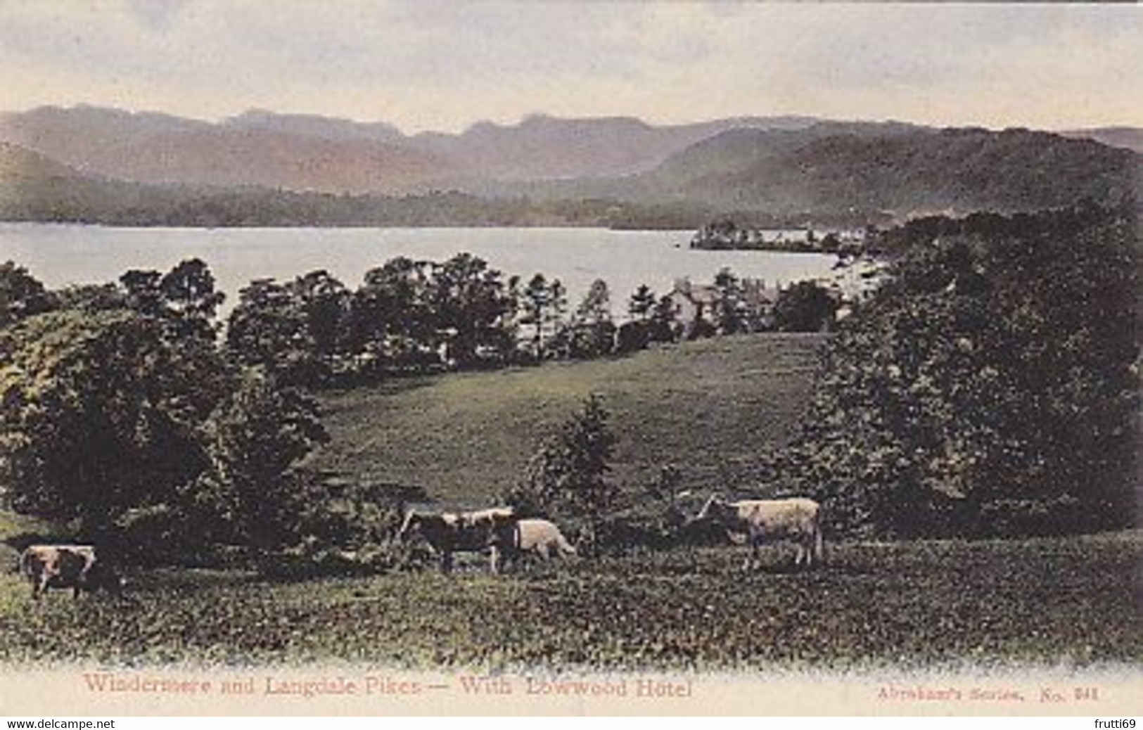 AK 061275 ENGLAND - Windermere And Langdale Pikes - With Lowwood Hotel - Windermere