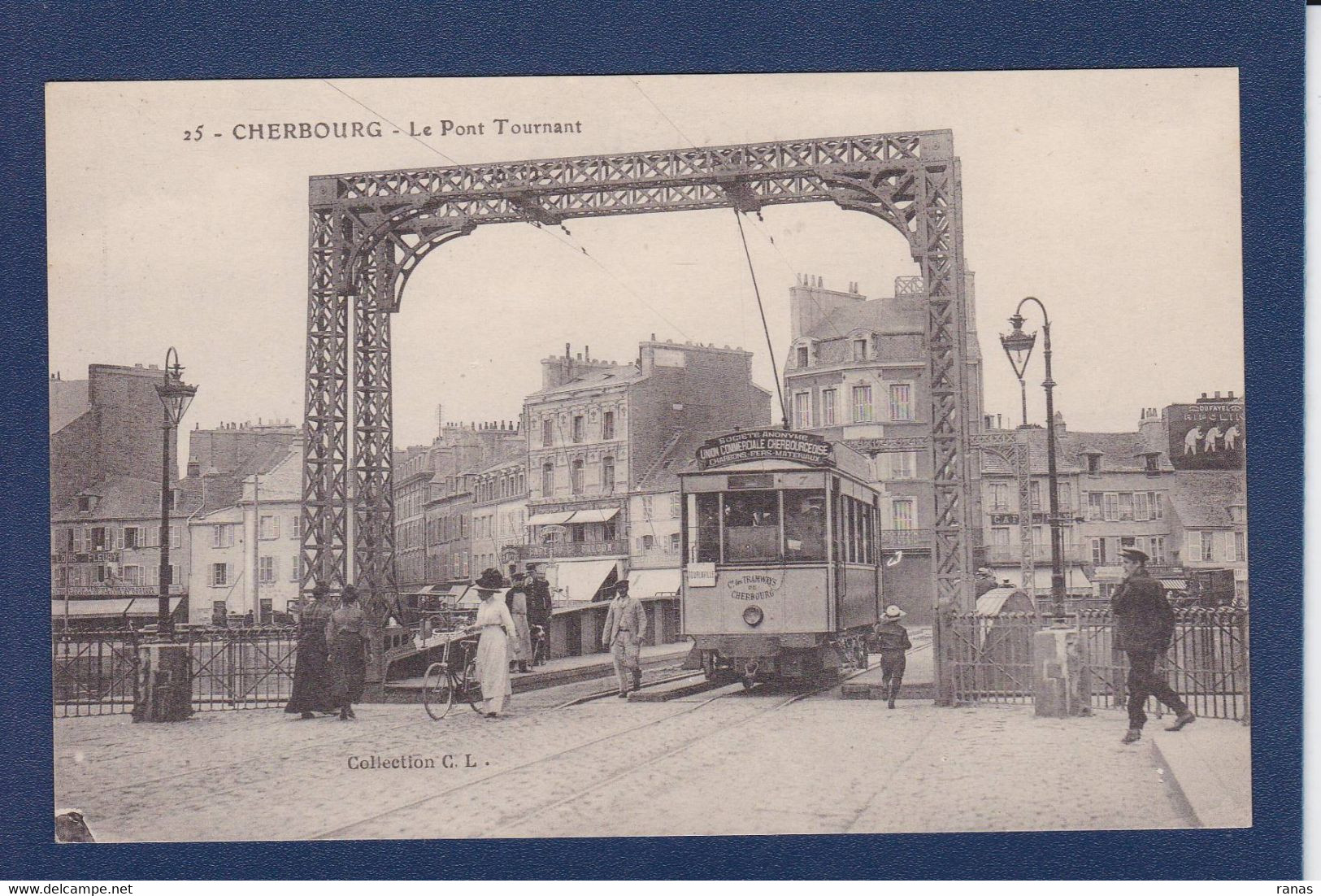 CPA [50] Manche > Cherbourg Tramway Non Circulé - Cherbourg