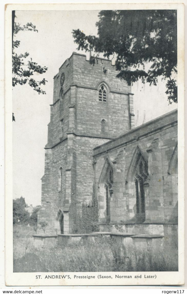 St. Andrew's, Presteigne (Saxon, Norman And Later), 1973 Postcard - Radnorshire