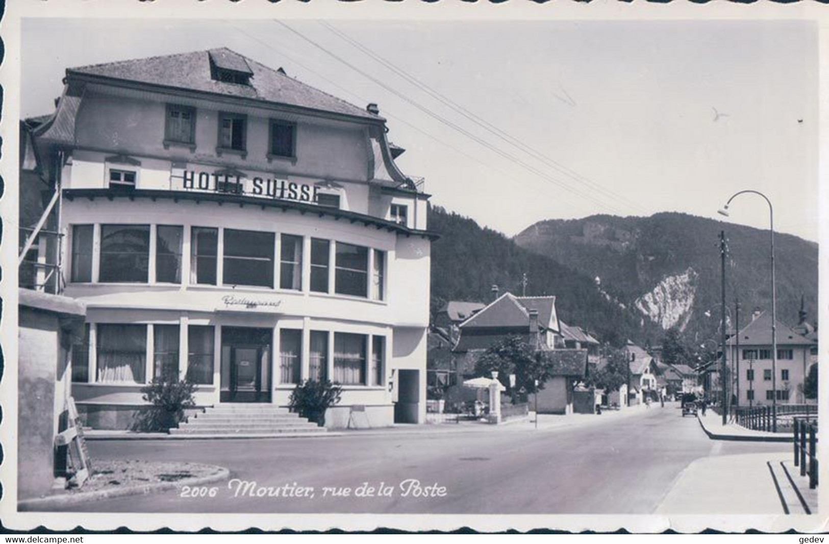 Moutier BE, Rue De La Poste, Hotel Suisse (2006) - Moutier