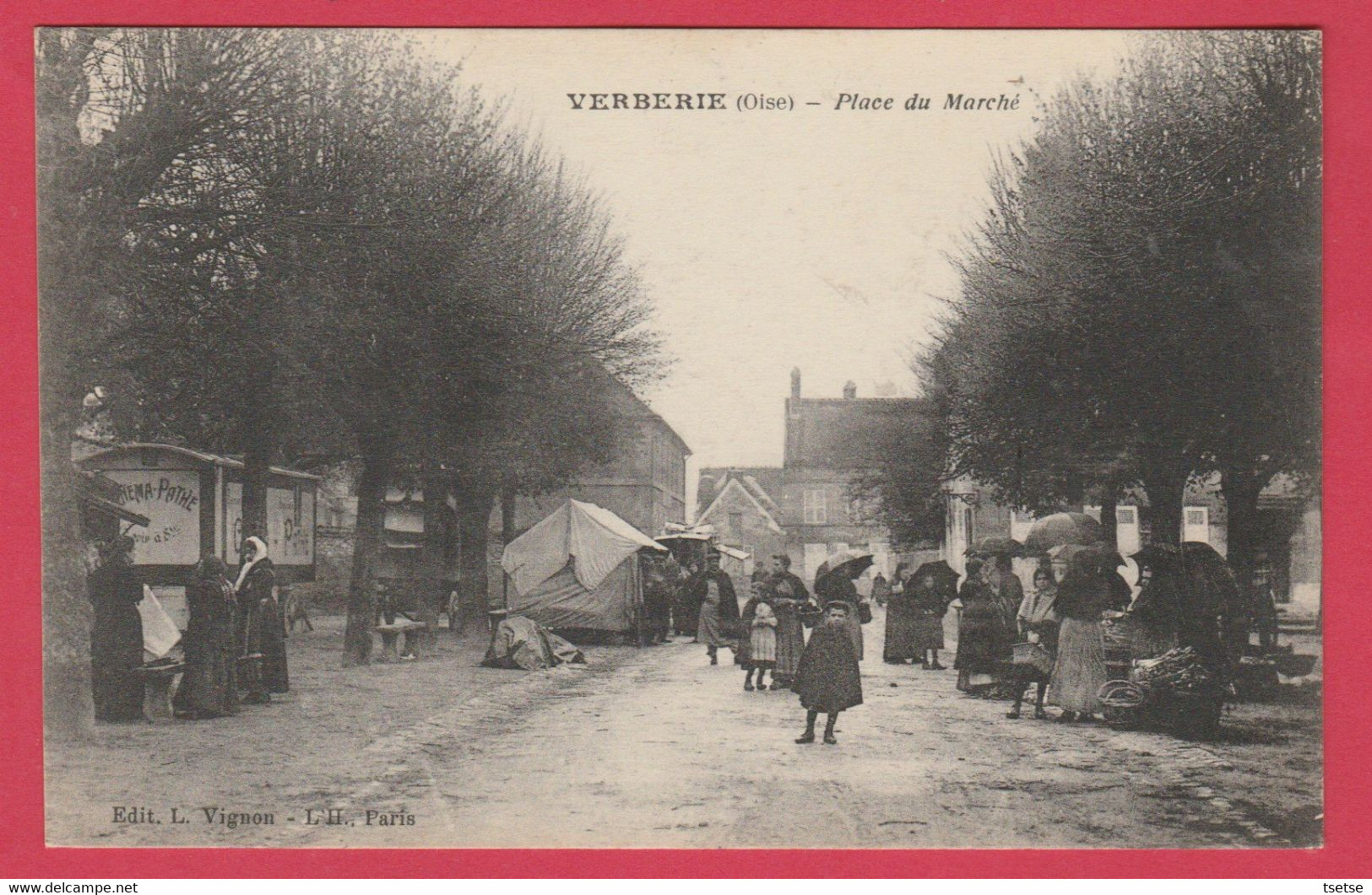 Verberie - Place Du Marché ... échopes ( Voir Verso ) - Verberie