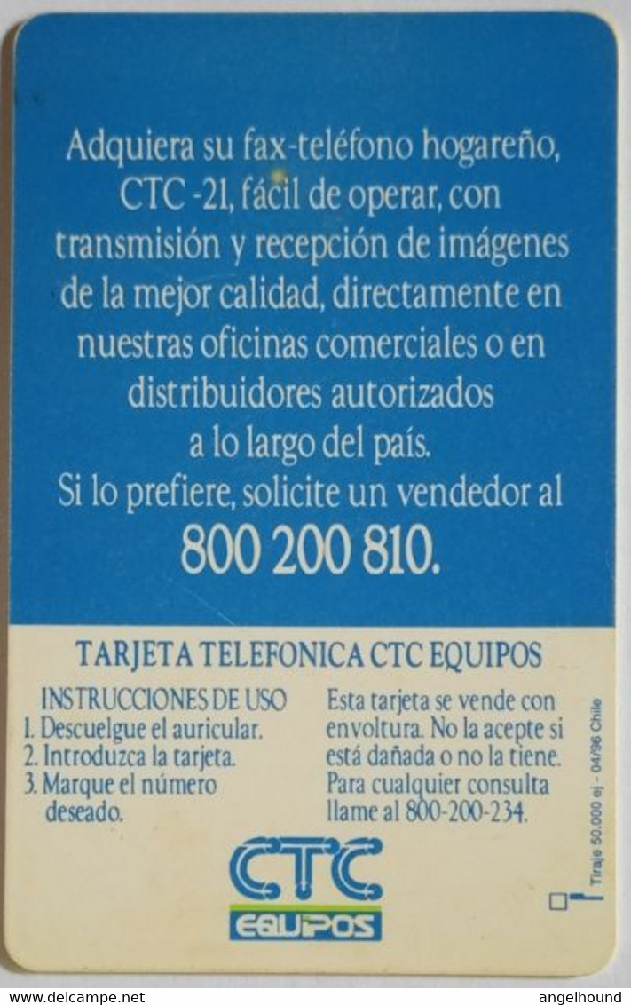 Chile  $3000 Fax CTC 21 - Chili