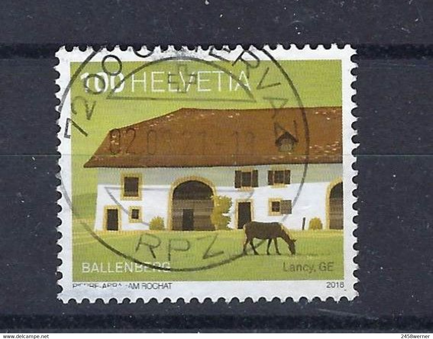 Schweiz 2018 Nr. 2547, 50 Jahre Stiftung Freilichtmuseum Ballenberg Lancy Gestempelt Used, Suisse Switzerland - Used Stamps